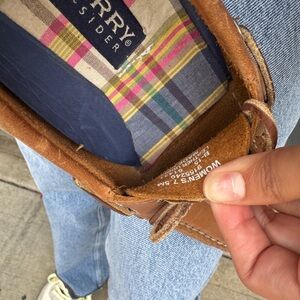 Sperry Tan Leather Women's Loafers